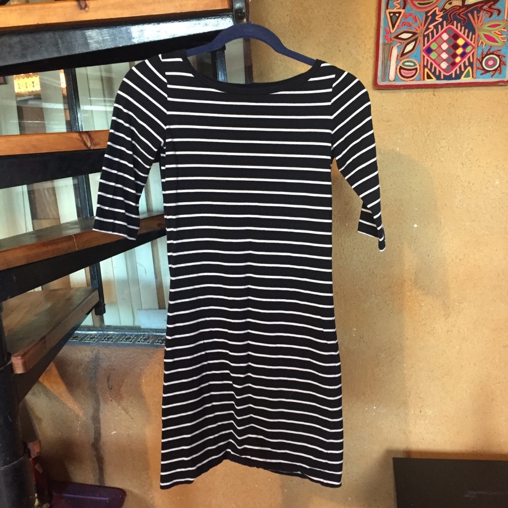 French connection striped shift dress